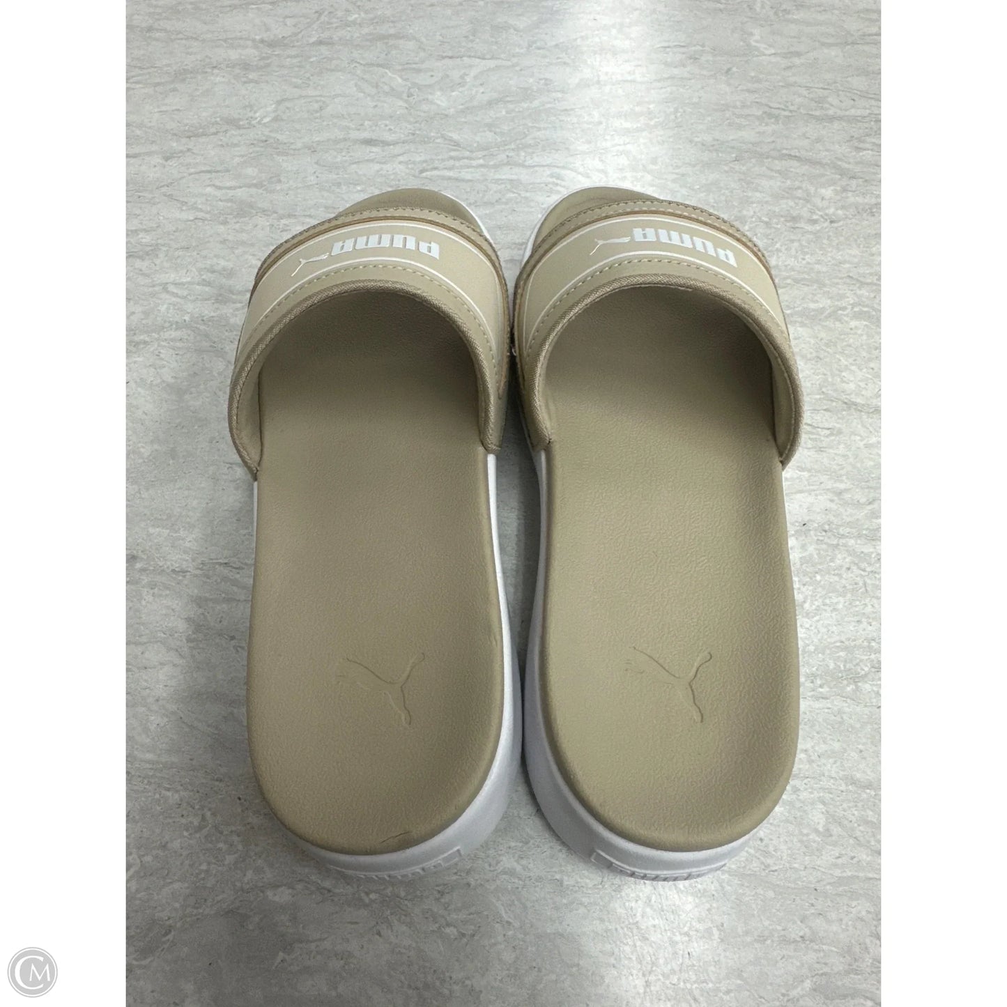 Sandals Flats By Puma In Tan, Size: 6