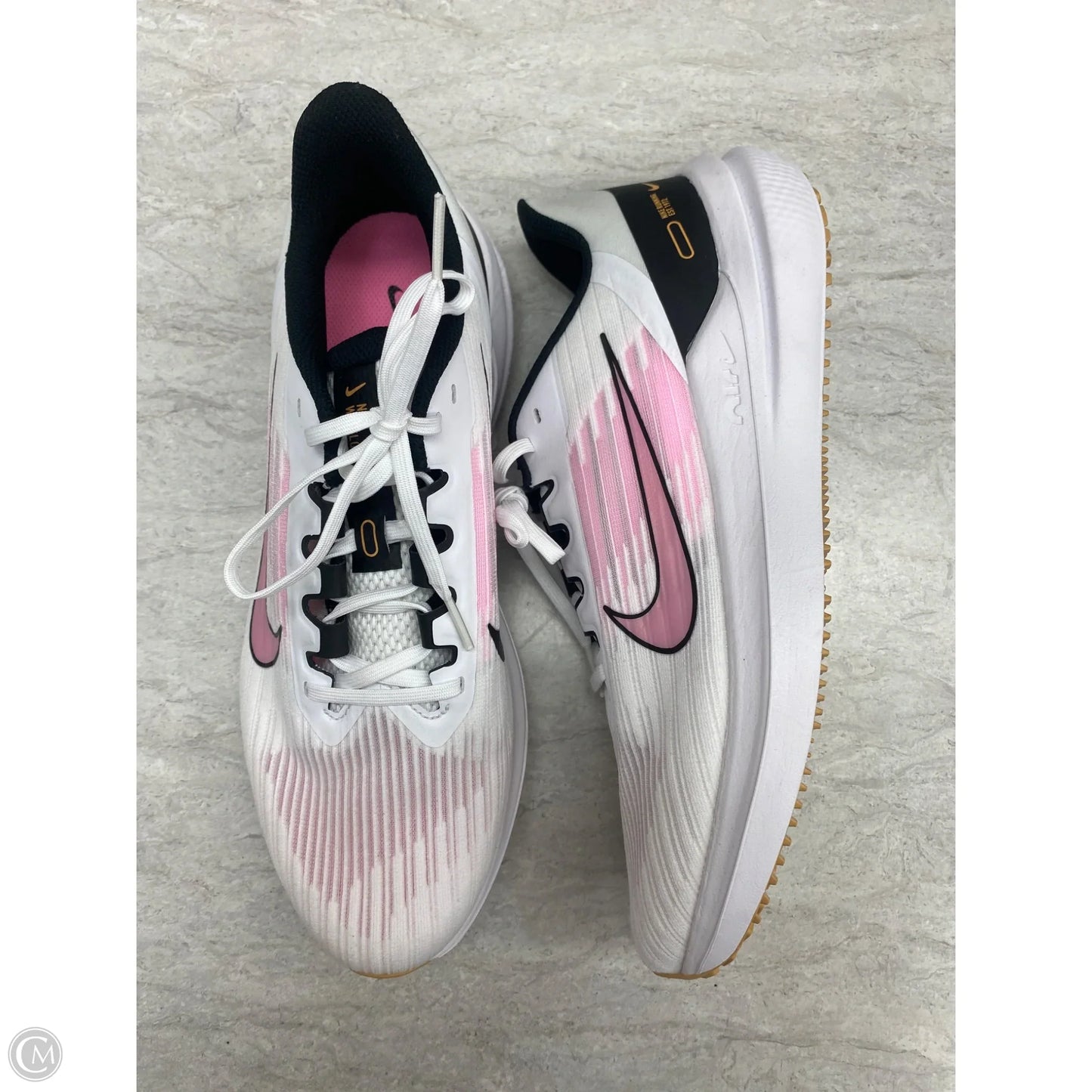 Shoes Athletic By Nike In Pink & White, Size: 12