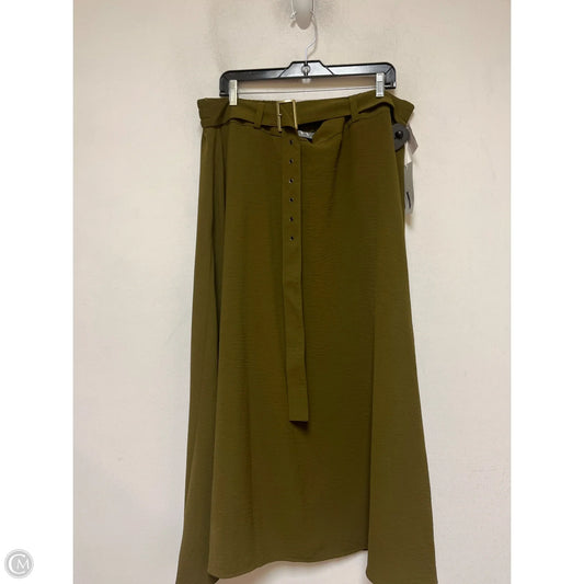 Skirt Maxi By Worthington In Green, Size: 18