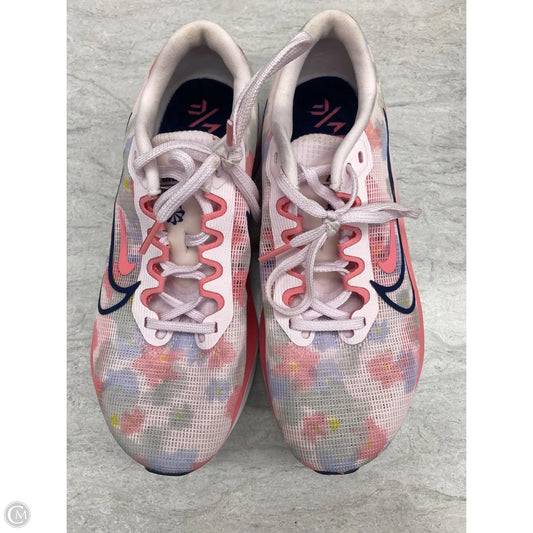 Shoes Athletic By Nike In Floral Print, Size: 8.5