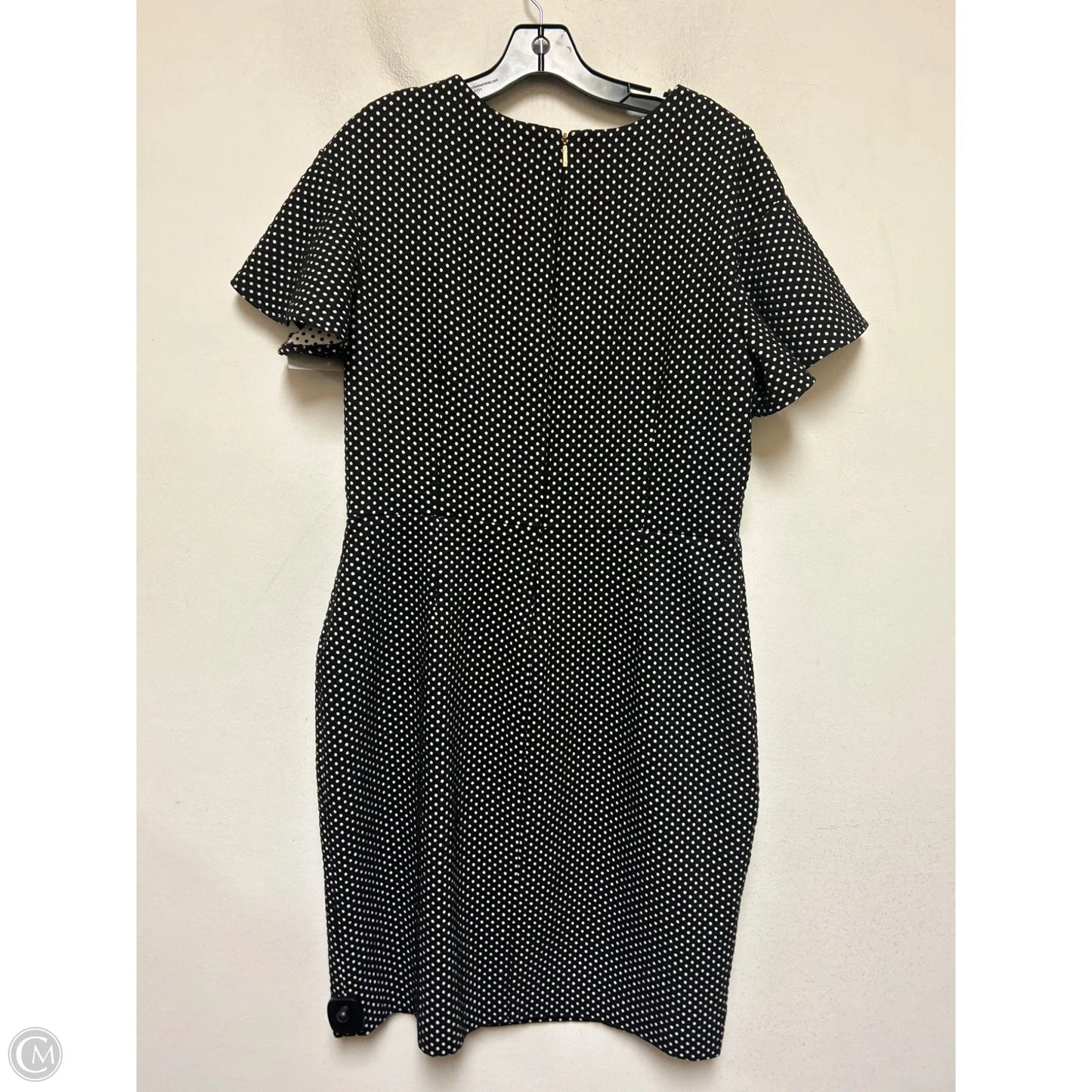 Dress Casual Midi By Lauren By Ralph Lauren In Polkadot Pattern, Size: Xl