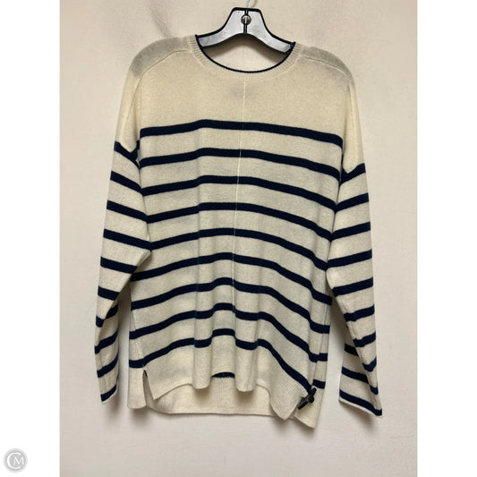 Sweater Cashmere By Vineyard Vines In Striped Pattern, Size: M