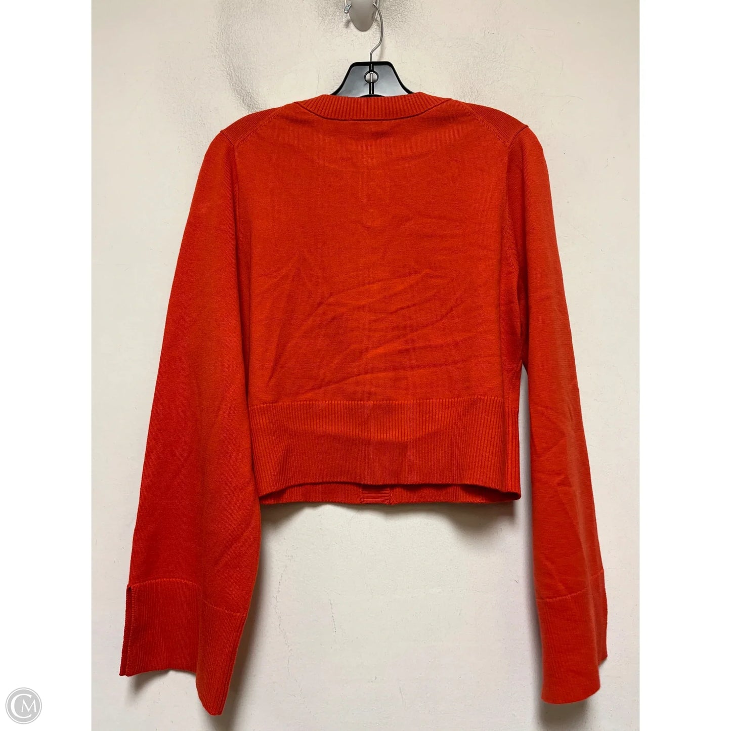 Sweater Cardigan By On 34th In Orange, Size: M