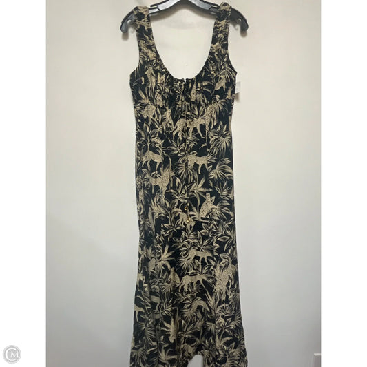 Dress Casual Maxi By Taylor In Black & Tan, Size: M