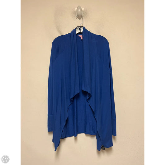 Top Long Sleeve Designer By Lilly Pulitzer In Blue, Size: S
