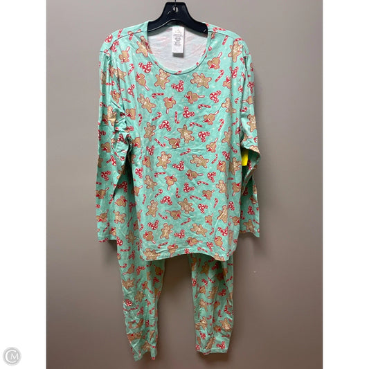 Pajamas 2pc By Disney In Aqua, Size: 1x