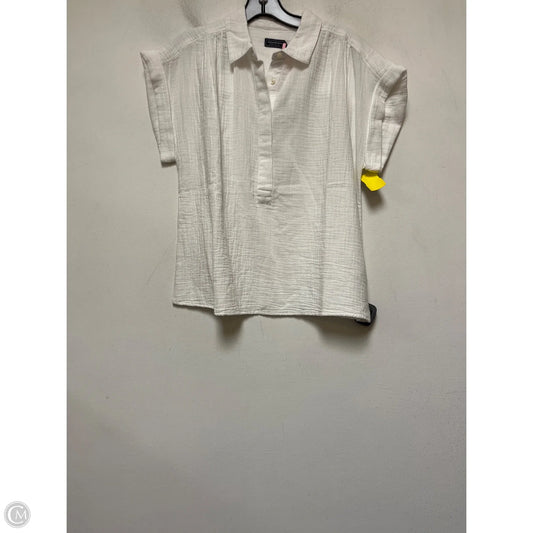 Top Short Sleeve By Vineyard Vines In White, Size: S
