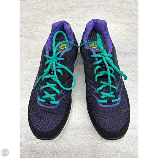 Shoes Athletic By Abeo In Black & Purple, Size: 10