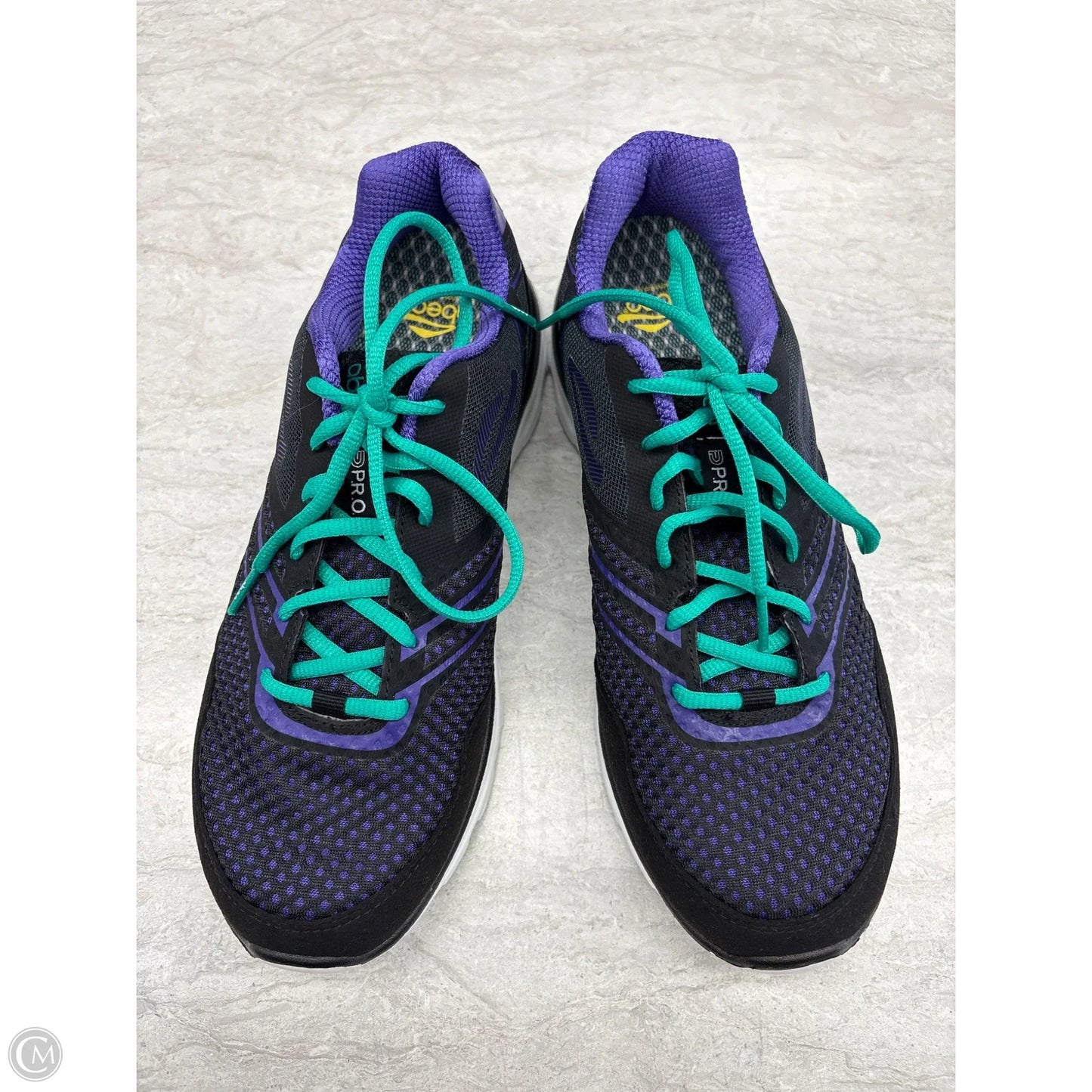 Shoes Athletic By Abeo In Black & Purple, Size: 10