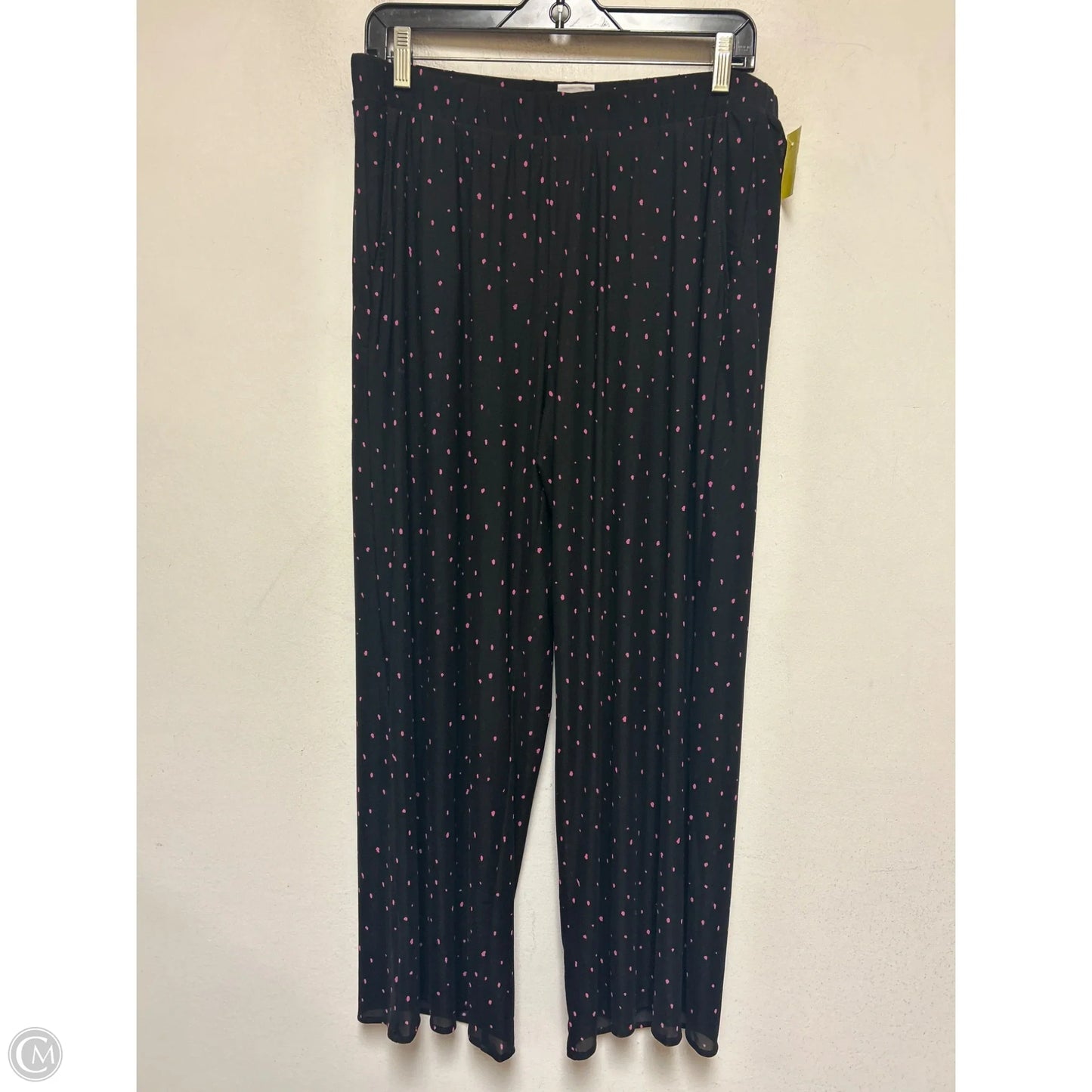 Pants Set 2pc By Cabi In Black & Pink, Size: M