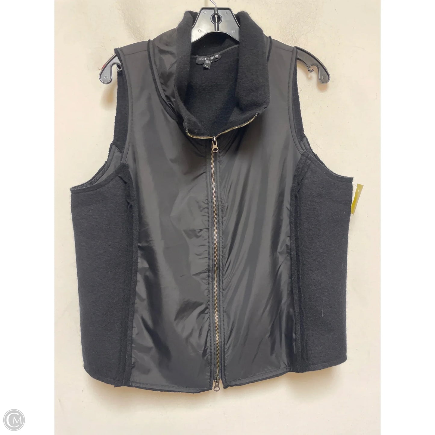 Vest Other By Eileen Fisher In Black, Size: L