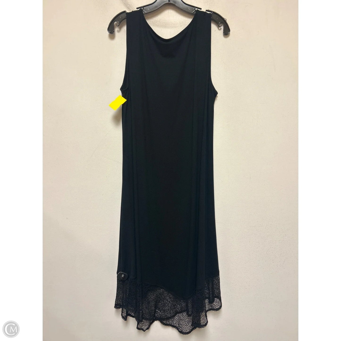 Dress Casual Midi By Eileen Fisher In Black, Size: L