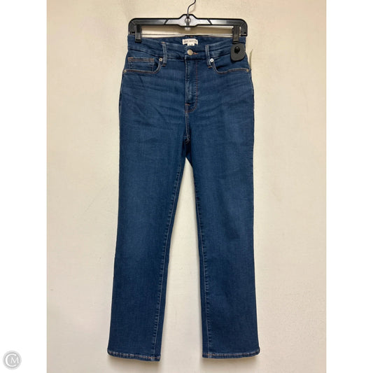Jeans Skinny By Good American In Blue Denim, Size: 6