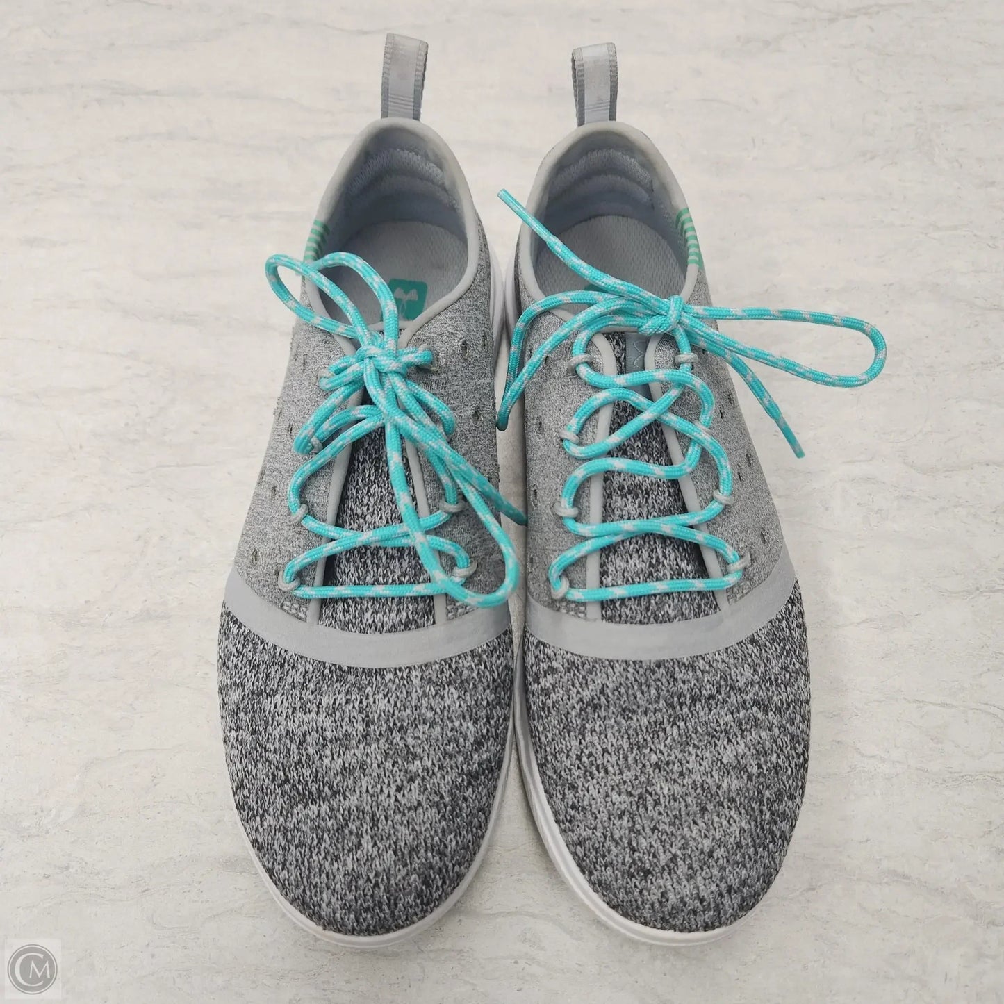 Shoes Sneakers By Under Armour In Blue & Grey, Size: 7.5