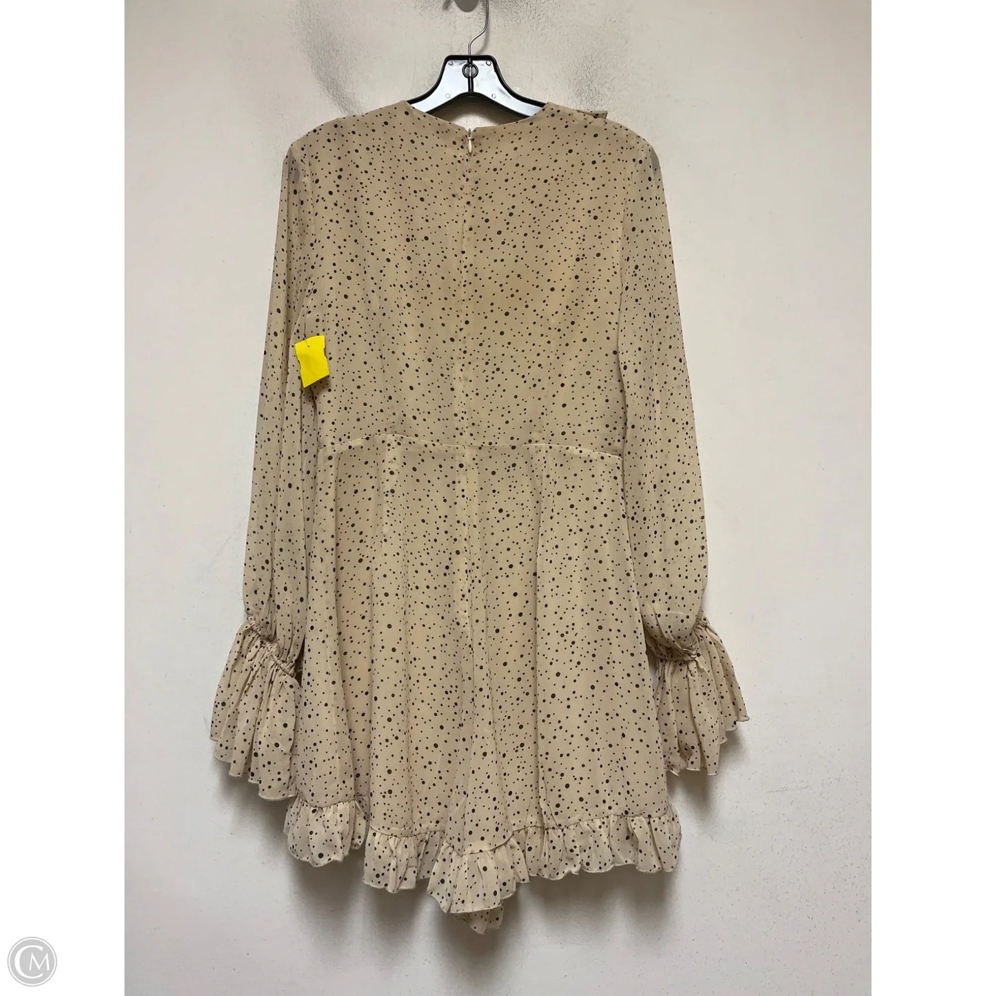 Romper By Clothes Mentor In Polkadot Pattern, Size: L