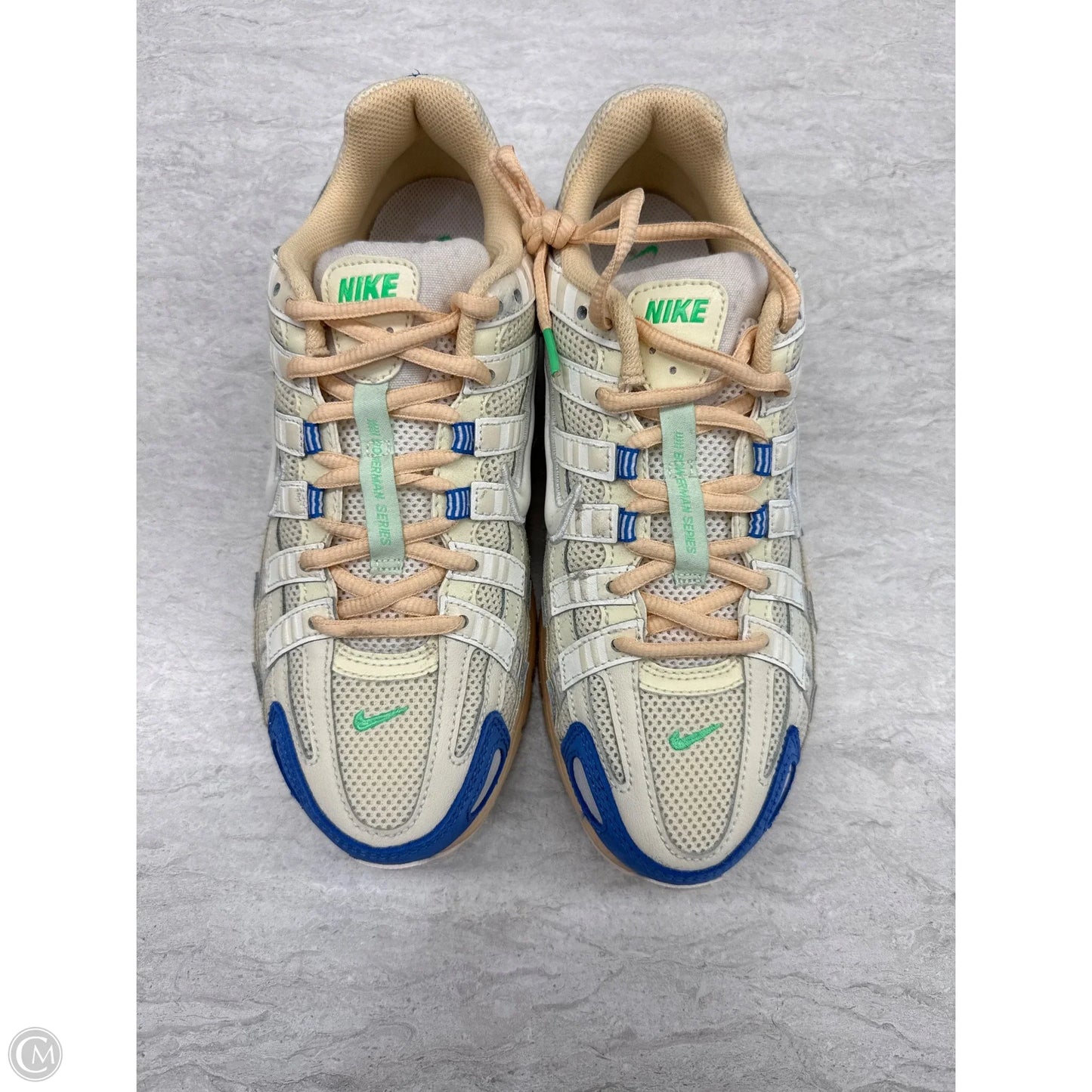 Shoes Athletic By Nike In Blue & Cream, Size: 9.5
