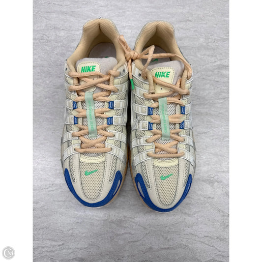 Shoes Athletic By Nike In Blue & Cream, Size: 9.5