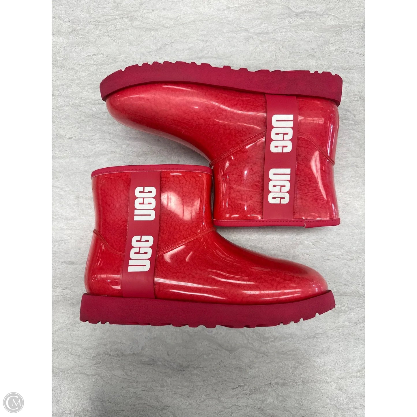 Boots Designer By Ugg In Red, Size: 9