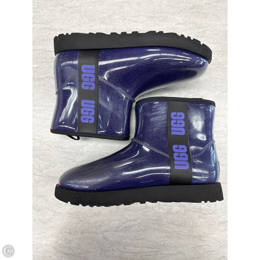 Boots Designer By Ugg In Purple, Size: 9
