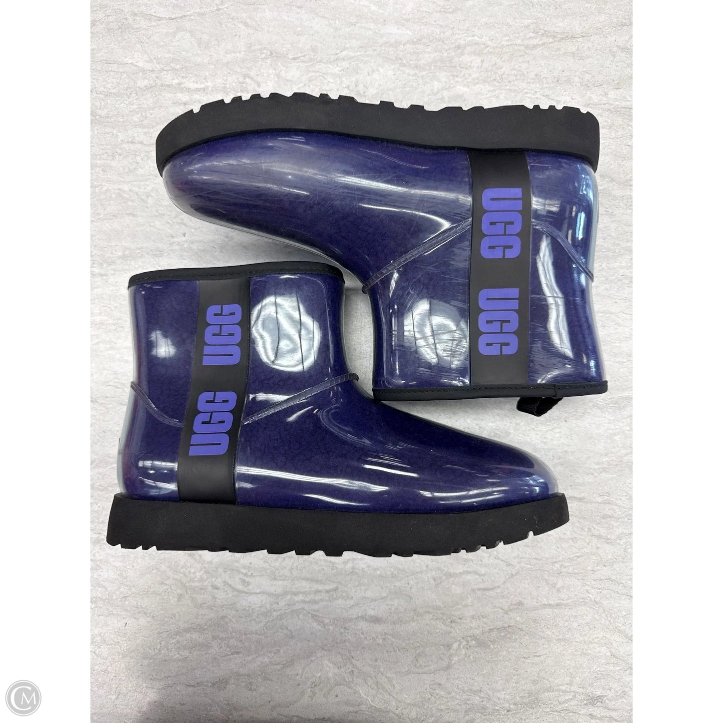 Boots Designer By Ugg In Purple, Size: 9