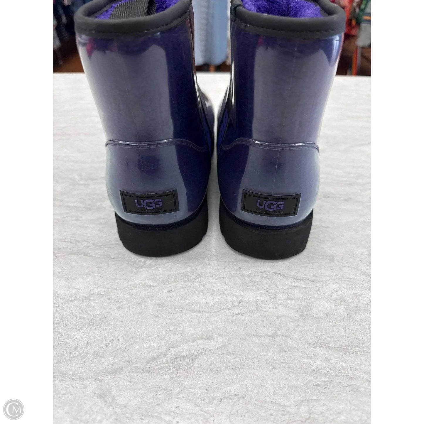 Boots Designer By Ugg In Purple, Size: 9