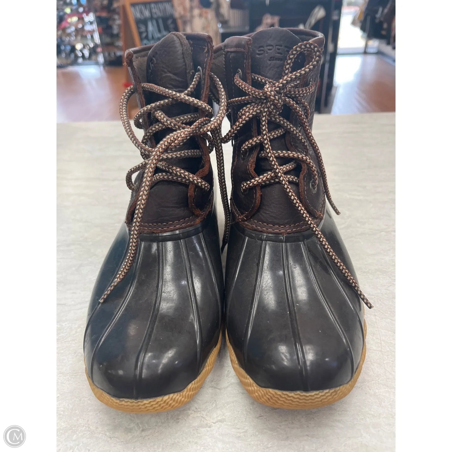 Boots Rain By Sperry In Brown, Size: 9