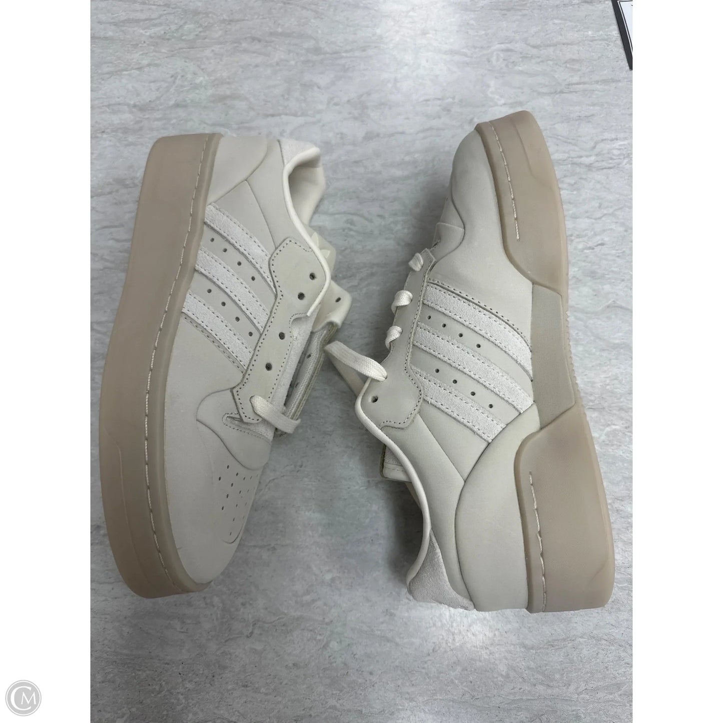 Shoes Sneakers By Adidas In Tan, Size: 8