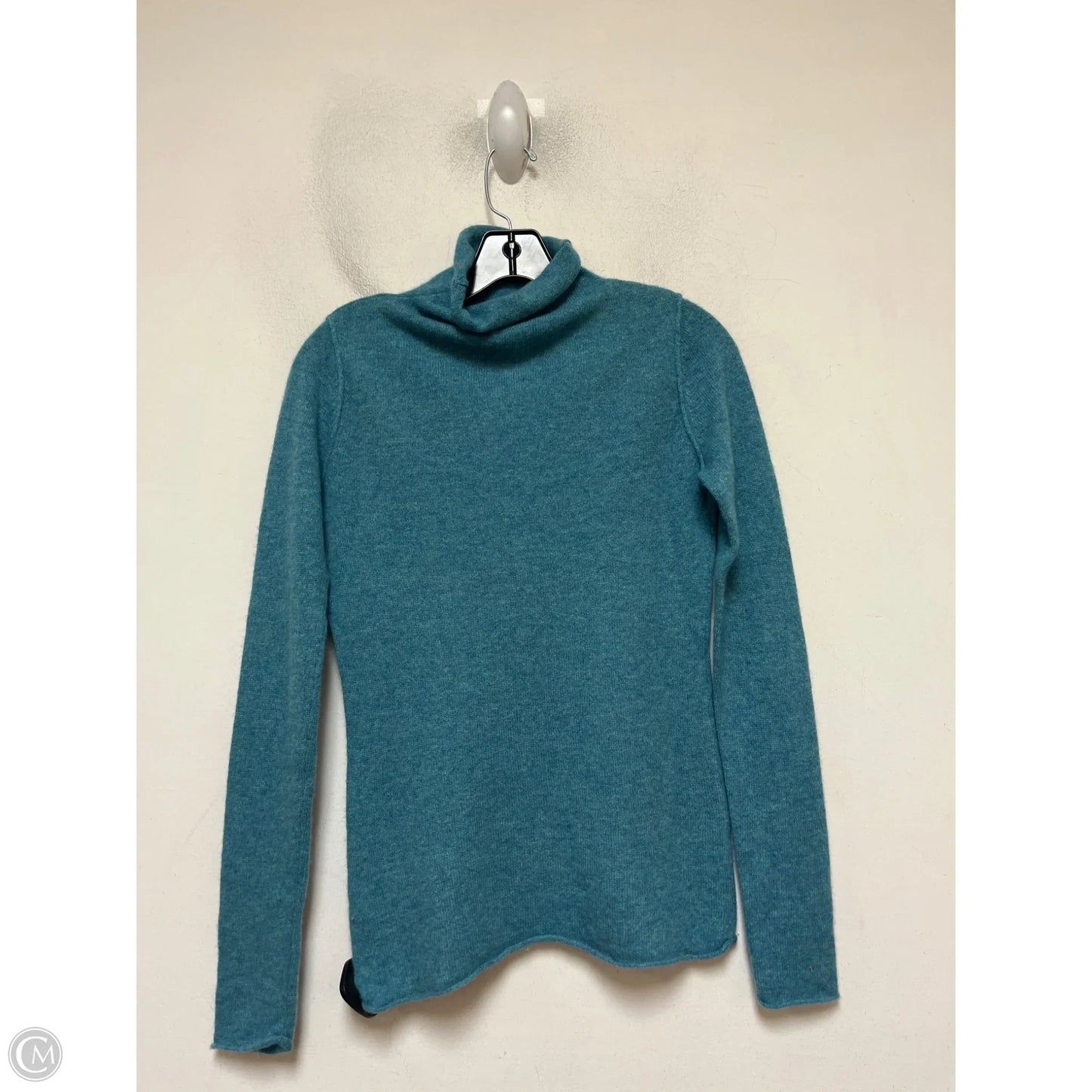 Sweater Cashmere By Nicole Miller In Teal, Size: S