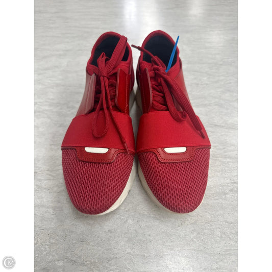 Shoes Luxury Designer By Balenciaga In Red, Size: 6