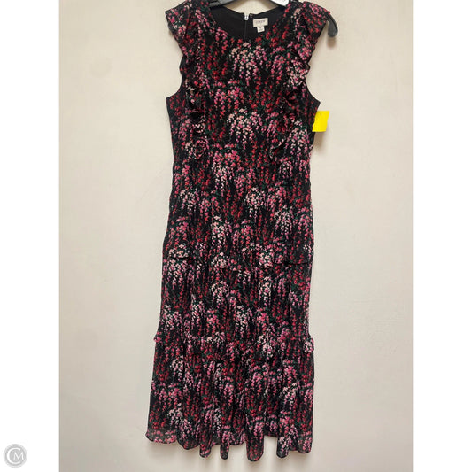 Dress Casual Maxi By J. Crew In Floral Print, Size: M