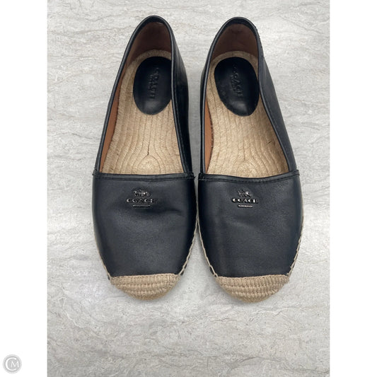Shoes Designer By Coach In Black & Tan, Size: 9