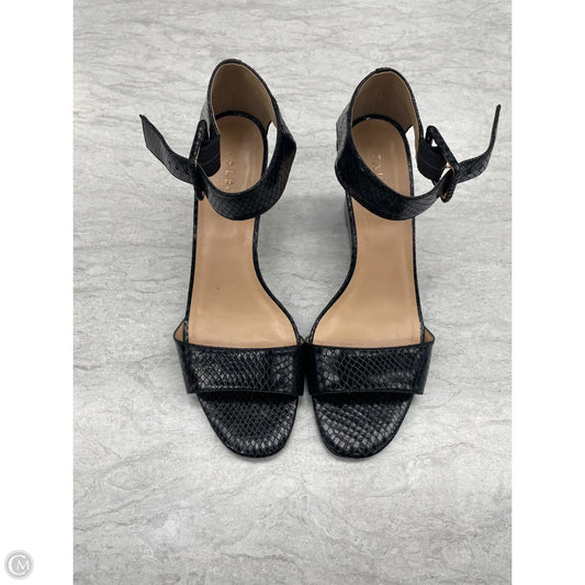 Sandals Heels Wedge By Talbots In Black, Size: 9