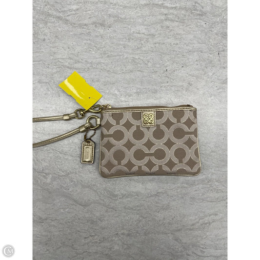 Wristlet Designer By Coach, Size: Small