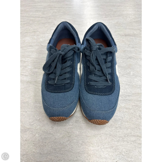 Shoes Sneakers By Loft In Blue Denim, Size: 7.5