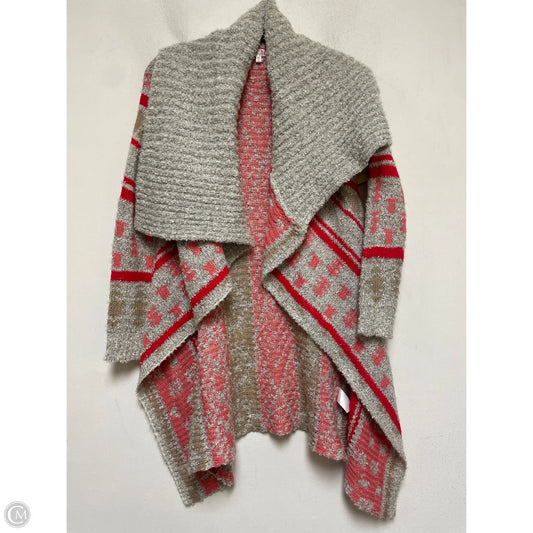 Sweater Cardigan By Woven Heart In Multi-colored, Size: M