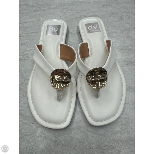 Sandals Flats By Dolce Vita In White, Size: 7.5