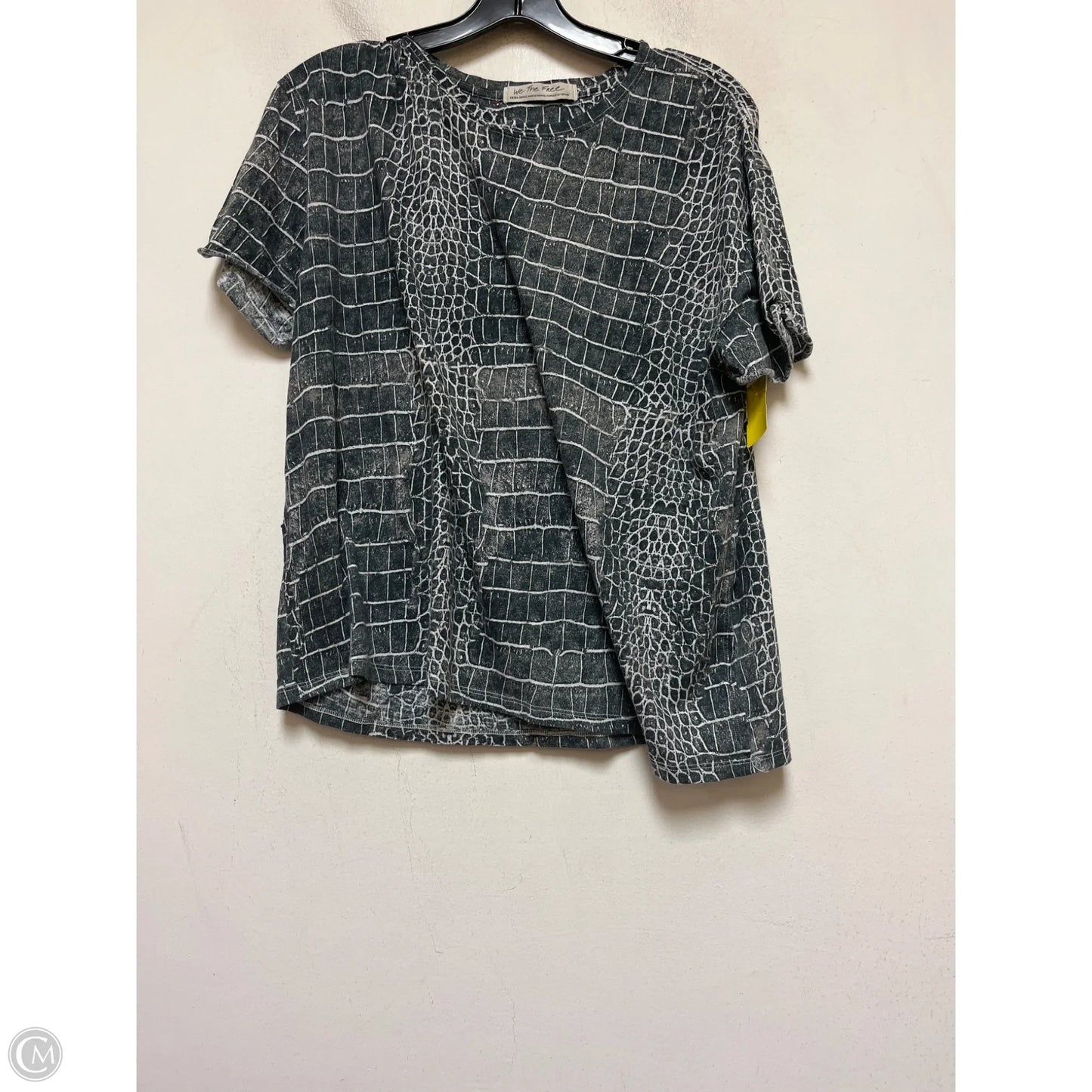 Top Short Sleeve Basic By We The Free In Animal Print, Size: Xs