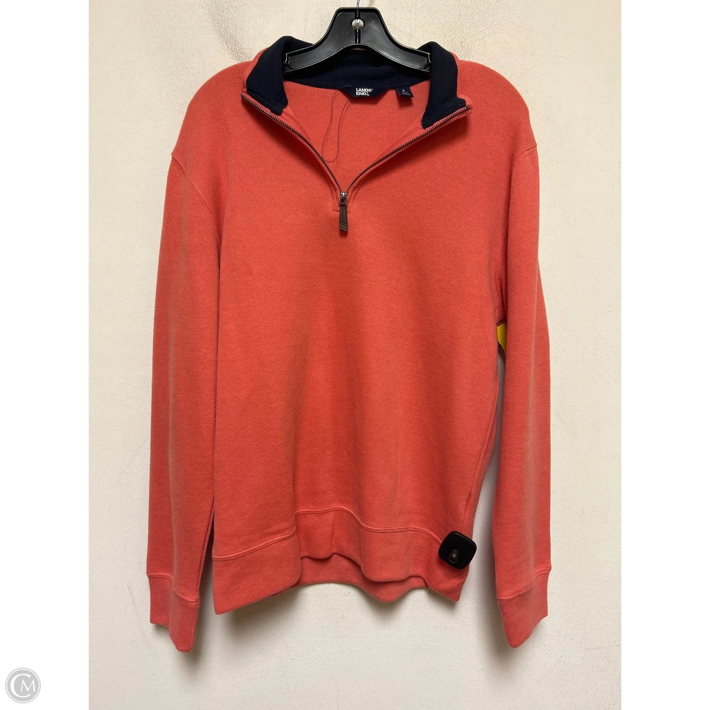 Sweatshirt Collar By Lands End In Coral, Size: S