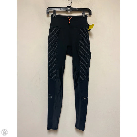 Athletic Leggings By Nike Apparel In Black, Size: Xs