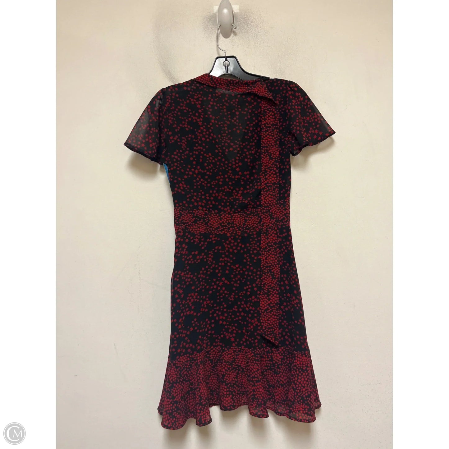 Dress Casual Short By Michael By Michael Kors In Black & Red, Size: Xxs