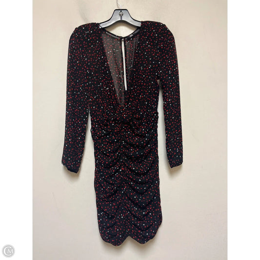 Dress Casual Short By Zara In Black & Red, Size: Xs