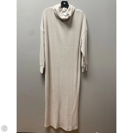 Dress Casual Maxi By Asos In Tan, Size: Medium