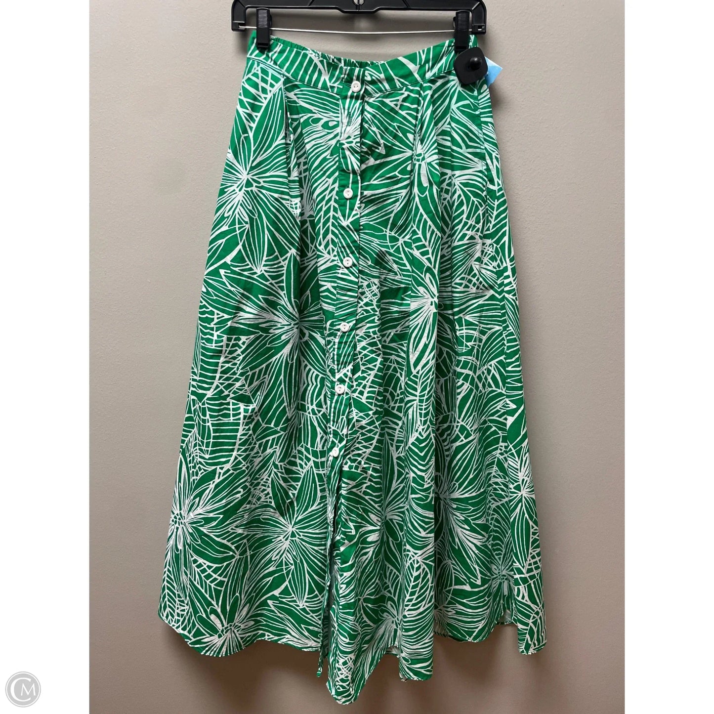 Skirt Maxi By Target-designer In Green & White, Size: 0