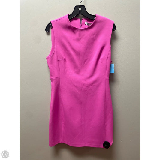 Dress Casual Short By Zara In Pink, Size: M