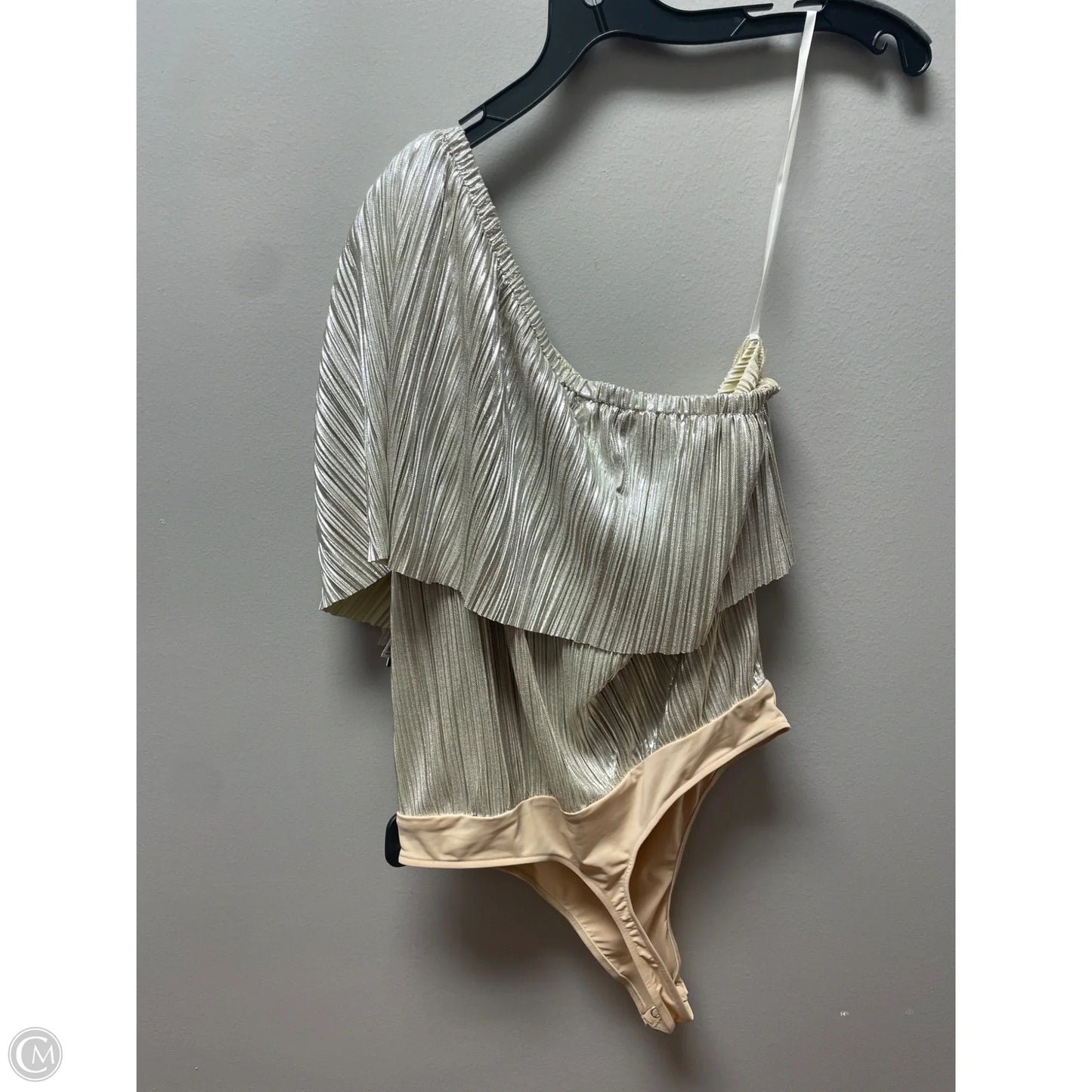 Bodysuit By Express In Gold, Size: L