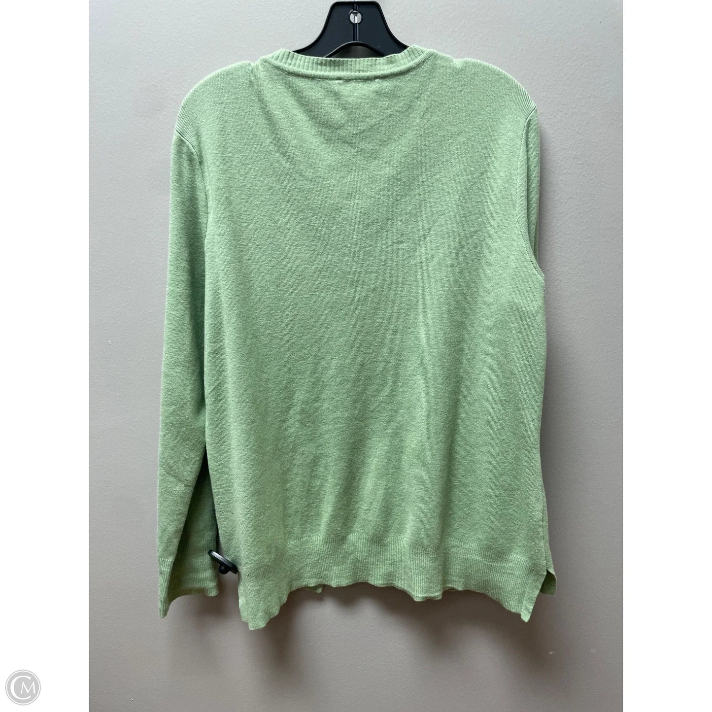 Sweater Cardigan By Crown And Ivy In Green, Size: L