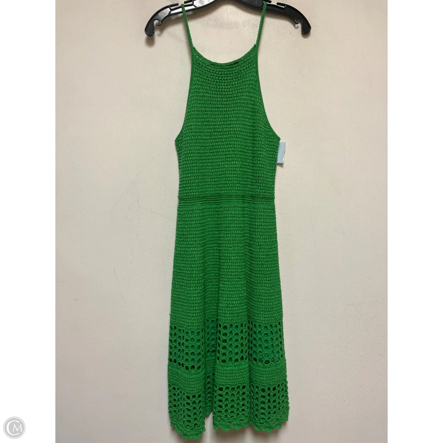Dress Casual Midi By Bcbgmaxazria In Green, Size: S