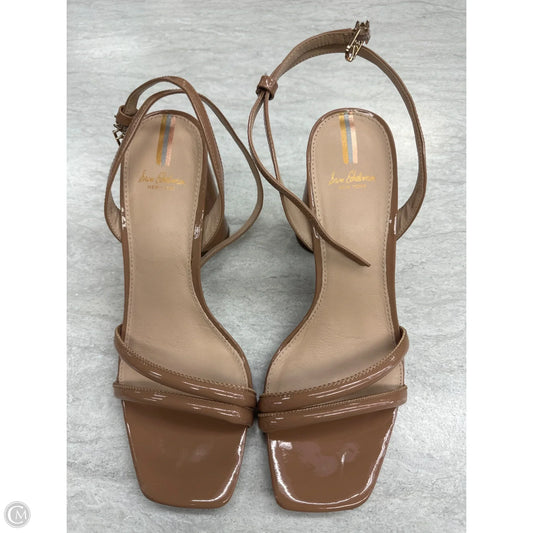Sandals Heels Block By Sam Edelman In Tan, Size: 9
