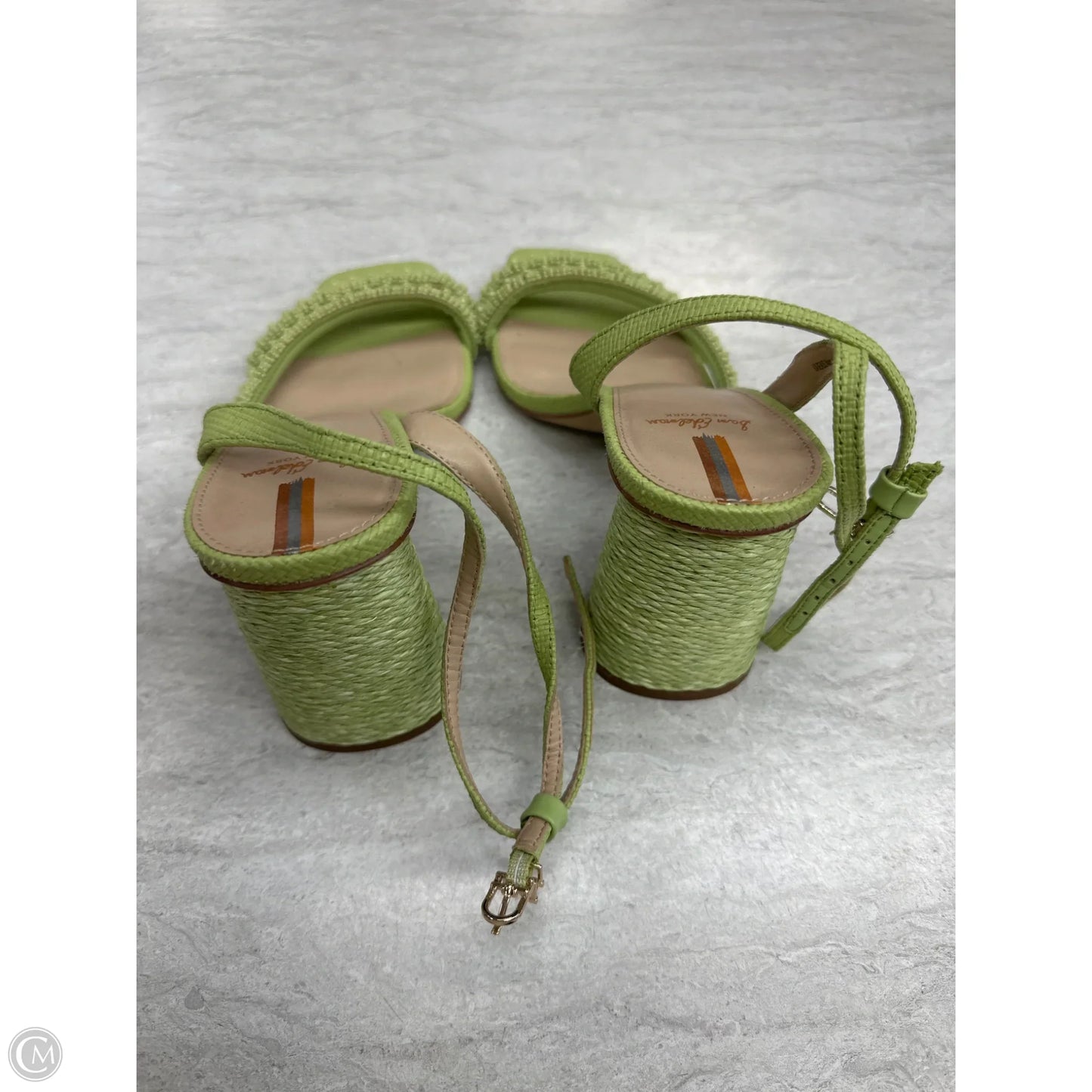 Sandals Heels Block By Sam Edelman In Green, Size: 9