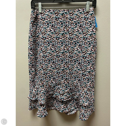 Skirt Mini & Short By Ann Taylor In Floral Print, Size: 2p